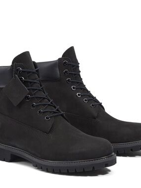 Men's Black timberland “6in” Lace-Up  Boots